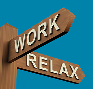 work-relax-sign